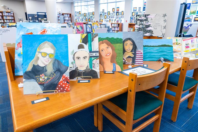 Students create art